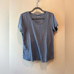Eddie Bauer Women's Slate Blue Short Sleeve Tee